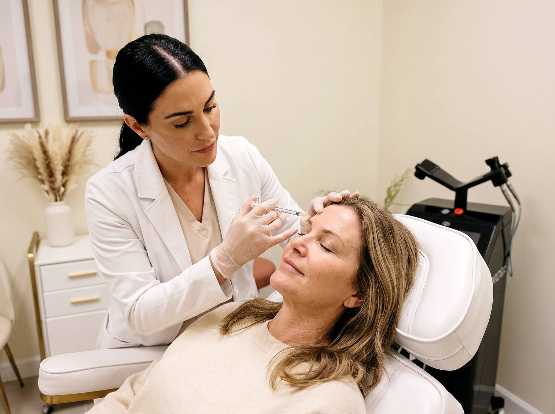 Premium aesthetic medicine vials and fine syringe for Botox at The Body Bar MD