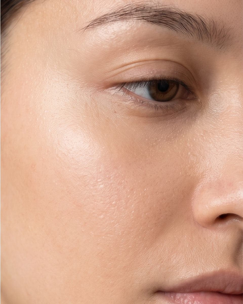 Illustrative example, after: A brighter, lit-from-within glow after the Hollywood Facial, illustrative