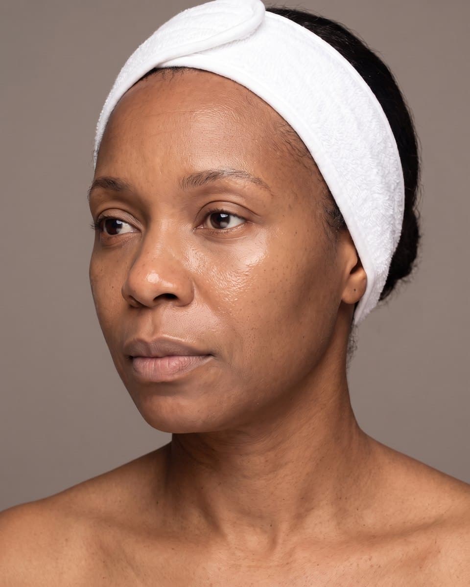 Illustrative example, after: Plumper, more hydrated skin after a mesotherapy series